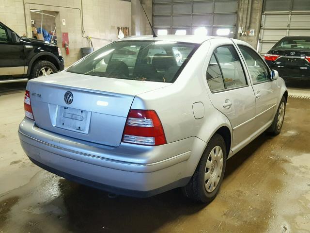 3VWRK69M54M079305 - 2004 VOLKSWAGEN JETTA GL SILVER photo 4