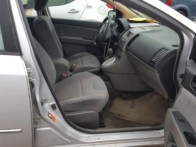 3N1AB61E08L659872 - 2008 NISSAN SENTRA 2.0 SILVER photo 5