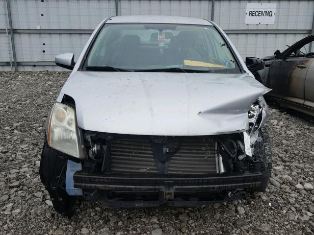 3N1AB61E08L659872 - 2008 NISSAN SENTRA 2.0 SILVER photo 9