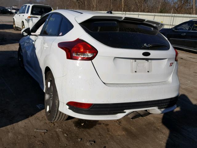 1FADP3L97JL289408 - 2018 FORD FOCUS ST WHITE photo 3