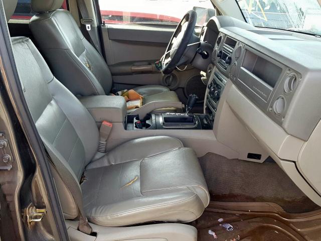 1J8HH48N66C226563 - 2006 JEEP COMMANDER ნაცრისფერი ფოტო 5