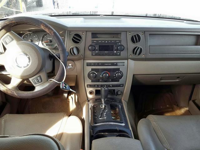 1J8HH48N66C226563 - 2006 JEEP COMMANDER ნაცრისფერი ფოტო 9