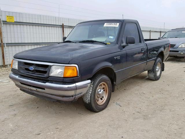 1FTCR10A1VTA84157 - 1997 FORD RANGER BLACK photo 2