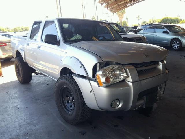 1N6ED27T64C425469 - 2004 NISSAN FRONTIER C SILVER photo 1