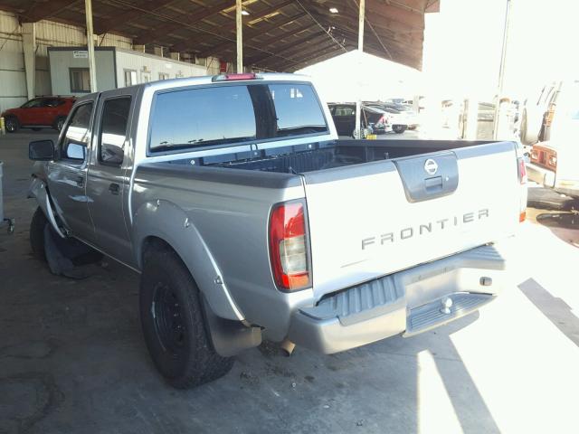 1N6ED27T64C425469 - 2004 NISSAN FRONTIER C SILVER photo 3