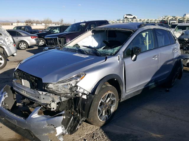 JF2GPABC4H8217248 - 2017 SUBARU CROSSTREK SILVER photo 2