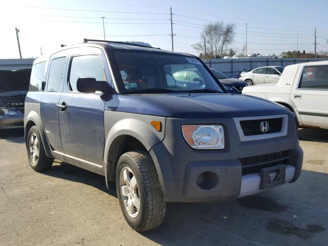 5J6YH17593L022319 - 2003 HONDA ELEMENT EX BLUE photo 1