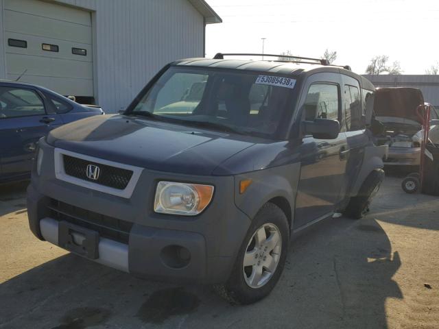 5J6YH17593L022319 - 2003 HONDA ELEMENT EX BLUE photo 2