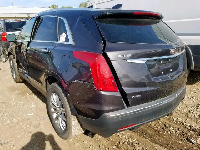 1GYKNDRS6JZ244510 - 2018 CADILLAC XT5 LUXURY BLACK photo 3