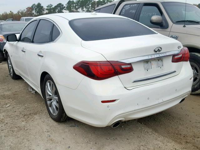 JN1BY1AP6FM540959 - 2015 INFINITI Q70 3.7 WHITE photo 3