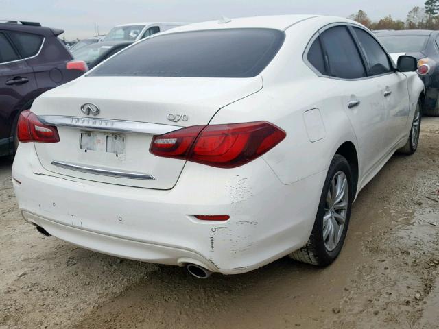 JN1BY1AP6FM540959 - 2015 INFINITI Q70 3.7 WHITE photo 4