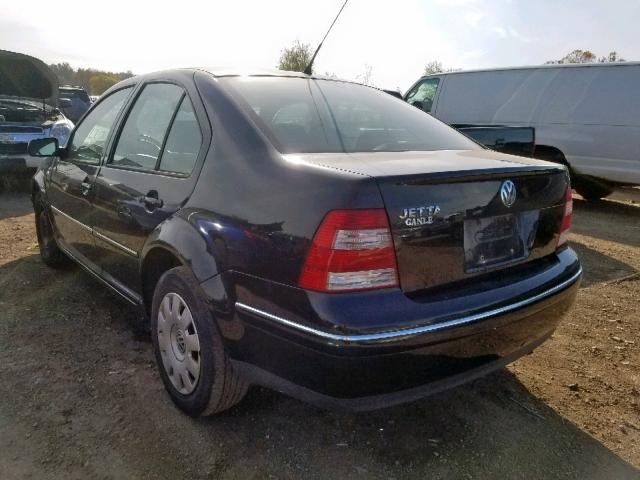 3VWRK69M54M026412 - 2004 VOLKSWAGEN JETTA GL BLACK photo 3