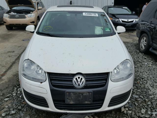 3VWRA7AJ5AM101289 - 2010 VOLKSWAGEN JETTA WOLF WHITE photo 9