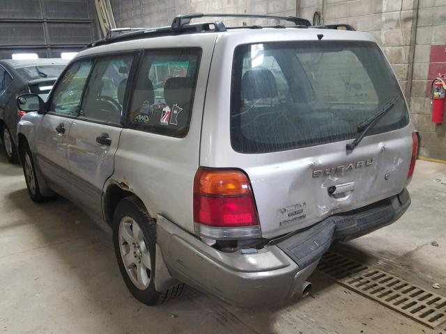 JF1SF6558YH701273 - 2000 SUBARU FORESTER S SILVER photo 3