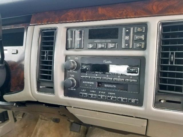 1G6DW52P1RR707546 - 1994 CADILLAC FLEETWOOD GRAY photo 10