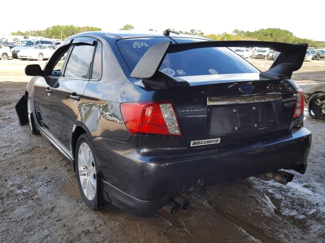 JF1GE75698H514678 - 2008 SUBARU IMPREZA WR GRAY photo 3