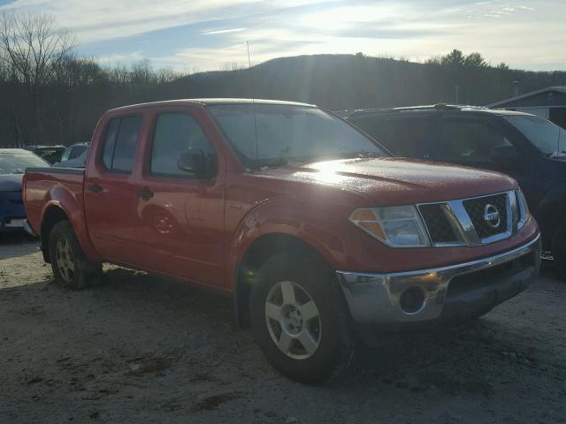 1N6AD07W95C445066 - 2005 NISSAN FRONTIER C RED photo 1