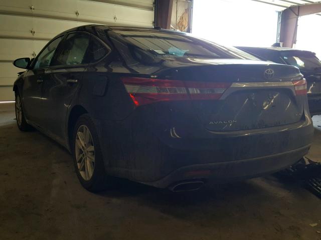 4T1BK1EBXFU178448 - 2015 TOYOTA AVALON XLE BLACK photo 3