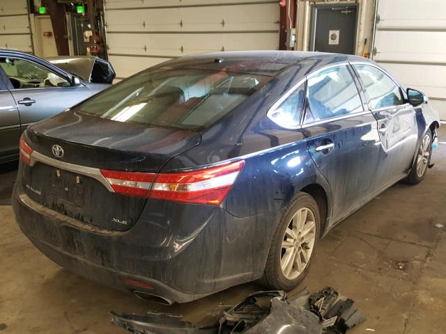 4T1BK1EBXFU178448 - 2015 TOYOTA AVALON XLE BLACK photo 4