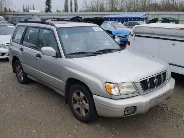 JF1SF65621H704104 - 2001 SUBARU FORESTER S SILVER photo 1