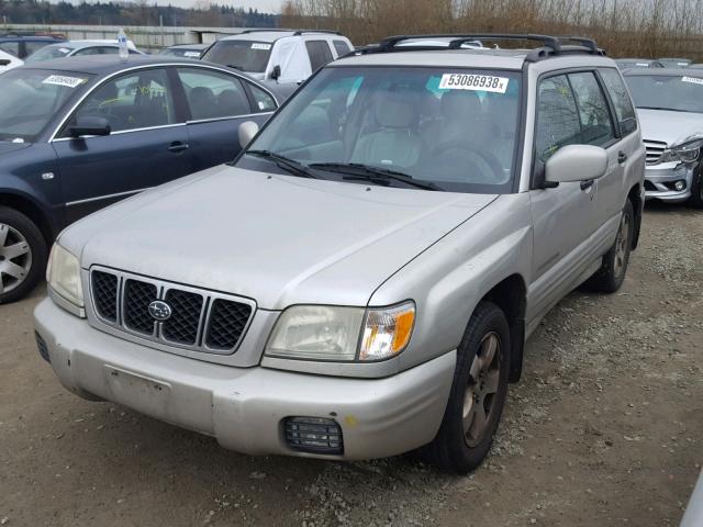 JF1SF65621H704104 - 2001 SUBARU FORESTER S SILVER photo 2