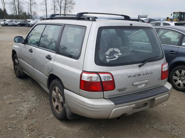 JF1SF65621H704104 - 2001 SUBARU FORESTER S SILVER photo 3