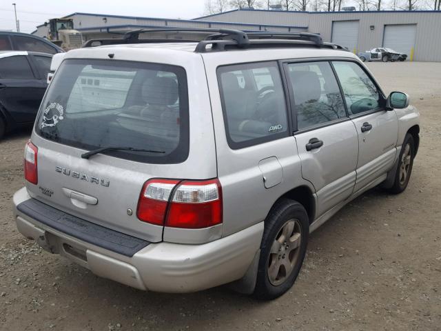 JF1SF65621H704104 - 2001 SUBARU FORESTER S SILVER photo 4
