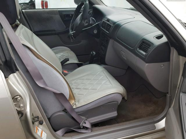 JF1SF65621H704104 - 2001 SUBARU FORESTER S SILVER photo 5