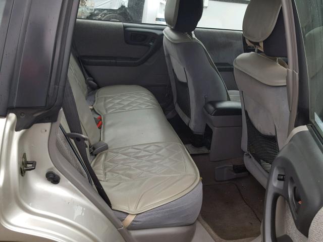 JF1SF65621H704104 - 2001 SUBARU FORESTER S SILVER photo 6