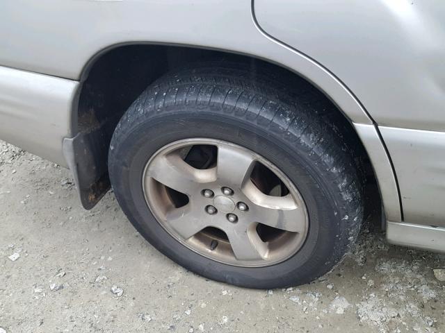 JF1SF65621H704104 - 2001 SUBARU FORESTER S SILVER photo 9