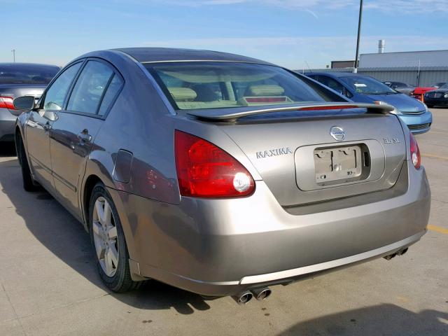 1N4BA41E44C896854 - 2004 NISSAN MAXIMA SE BROWN photo 3