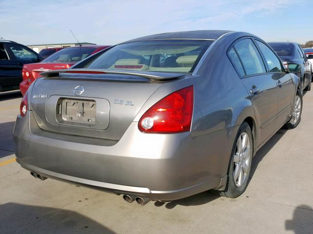 1N4BA41E44C896854 - 2004 NISSAN MAXIMA SE BROWN photo 4