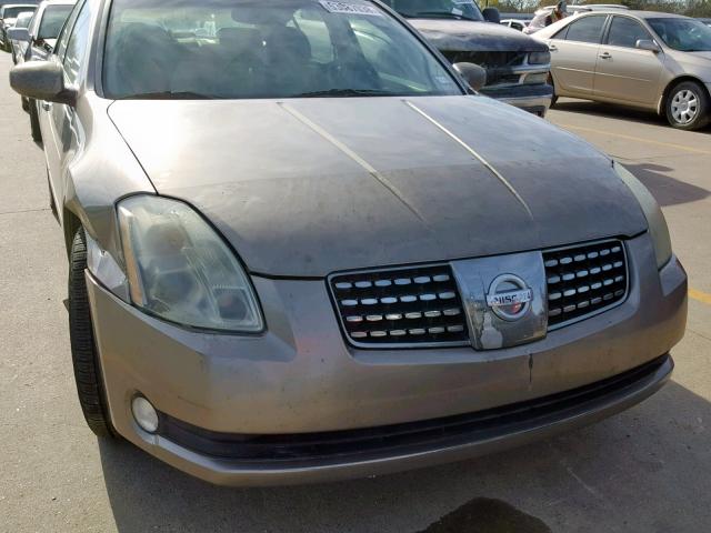 1N4BA41E44C896854 - 2004 NISSAN MAXIMA SE BROWN photo 9