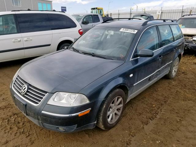 WVWVD63B14E021832 - 2004 VOLKSWAGEN PASSAT GLS TEAL photo 2