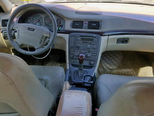 YV1TS94D111155607 - 2001 VOLVO S80 GOLD photo 9