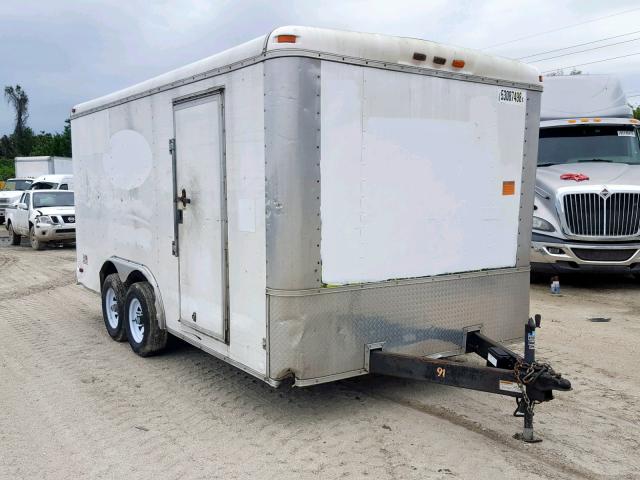 5UZBE1624BD015532 - 2011 UTILITY TRAILER WHITE photo 1