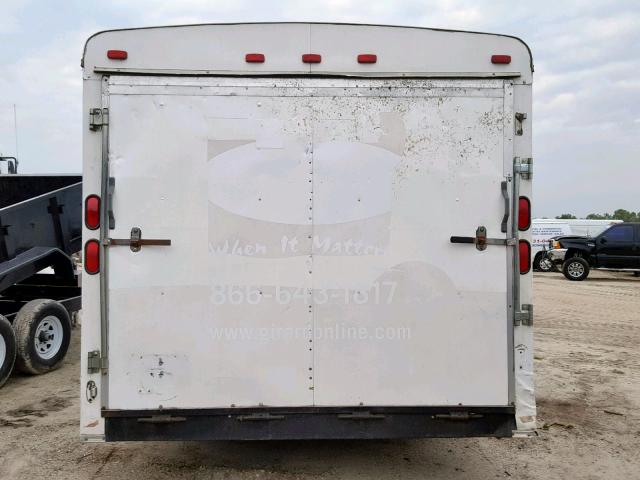 5UZBE1624BD015532 - 2011 UTILITY TRAILER WHITE photo 6