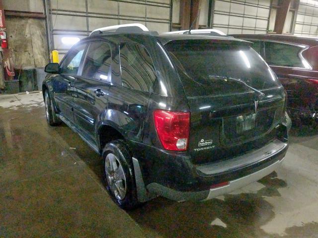 2CKDL43F086008143 - 2008 PONTIAC TORRENT BLACK photo 3