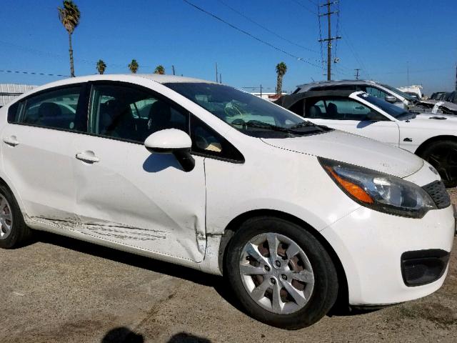 KNADM4A39C6044860 - 2012 KIA RIO LX WHITE photo 9