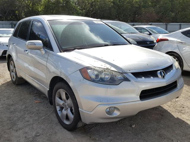 5J8TB18297A008736 - 2007 ACURA RDX SILVER photo 1