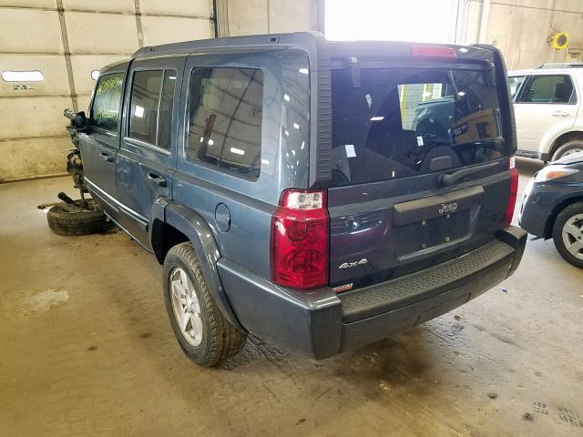 1J8HG48K38C188432 - 2008 JEEP COMMANDER გრაფიტი ფოტო 3