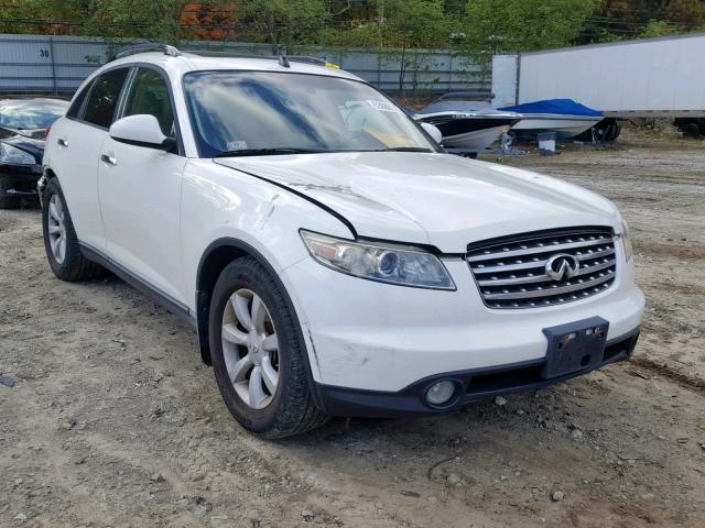 JNRAS08W65X207711 - 2005 INFINITI FX35 WHITE photo 1