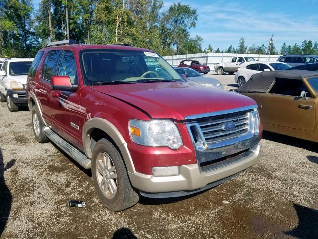 1FMEU64EX6UA78706 - 2006 FORD EXPLORER E RED photo 1