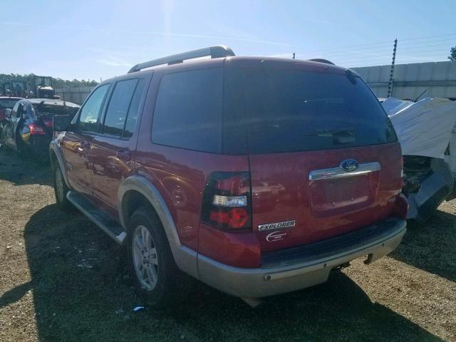 1FMEU64EX6UA78706 - 2006 FORD EXPLORER E RED photo 3