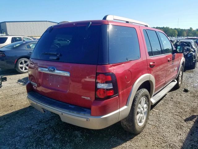 1FMEU64EX6UA78706 - 2006 FORD EXPLORER E RED photo 4