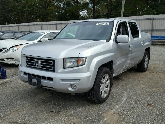 2HJYK16516H511092 - 2006 HONDA RIDGELINE SILVER photo 2