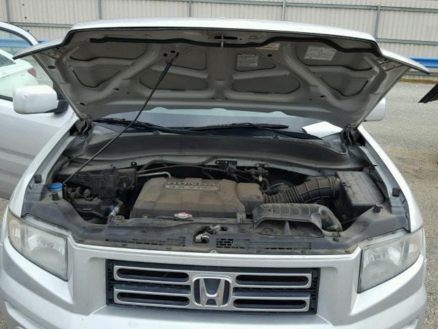 2HJYK16516H511092 - 2006 HONDA RIDGELINE SILVER photo 7