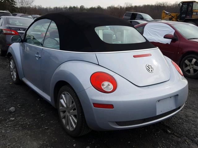 3VWRG3ALXAM009765 - 2010 VOLKSWAGEN NEW BEETLE 蓝色 照片 3