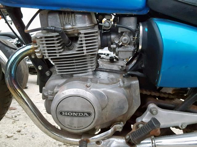 CB400T4013573 - 1978 HONDA MOTORCYCLE BLUE photo 7