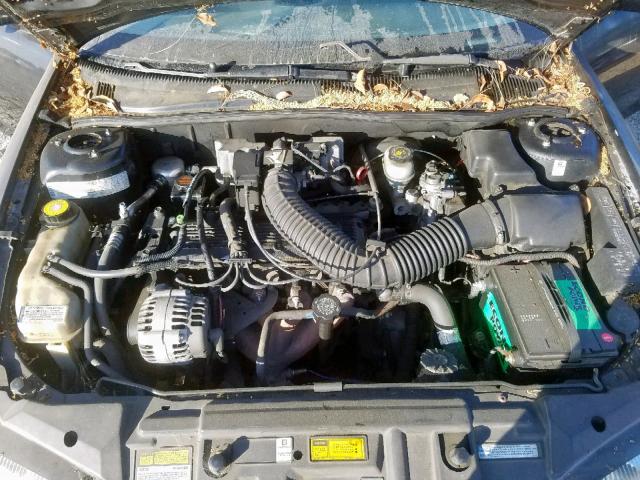 1G1JC1242VM132574 - 1997 CHEVROLET CAVALIER B BLACK photo 7